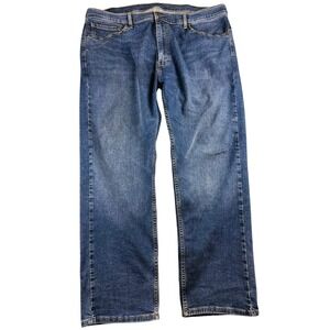 Levi's 501 Jeans Men 40x30 Blue‎ Denim Straight Leg Cotton Stretch Zip Fly Work